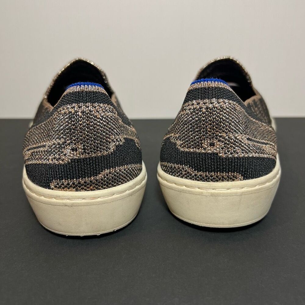 Womens ROTHYS The Original Gold Shimmer Slip On Sneakers / Size 9.5 - Picture 4 of 8